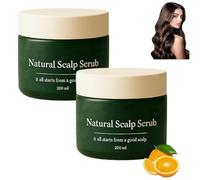 Scrub naturale per il cuoio capelluto, scrub esfoliante delicato alle erbe per il cuoio capelluto, pulizia profonda, formula botanica delicata, allevia la secchezza