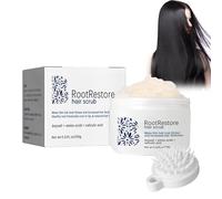 Scrub Naturale per Il Cuoio Capelluto, Scrub per Il Cuoio Capelluto Con Pettine, Trattamento Esfoliante Delicato per Il Cuoio Capelluto, Favorisce Una Crescita Più Sana Dei Capelli