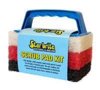 Scrub Pad Kit Manico con 3 Diversi Tamponi Testurizzati