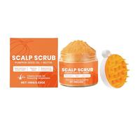 Scrub per capelli - Scrubber integrato, detergente per cuoio capelluto a base di estratti vegetali per la rimozione degli accumuli, pulizia profonda per le donne, detergente lenitivo, formula volumizz