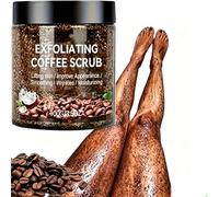 Scrub per il corpo al caffè, esfoliante per la cura della pelle, pelle liscia, idratante e riduce la cellulite, adatto per la cura del corpo, del viso, delle mani e dei piedi, con caffè, cocco e burro