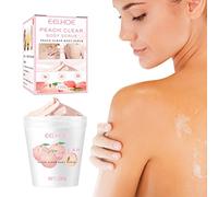 Scrub per il corpo da donna, esfoliante idratante alla pesca, scrub per il corpo anti-invecchiamento, per una pelle dall'aspetto giovane e liscia, esfoliare e idratare la pelle