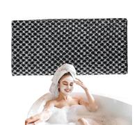 Scrub per la schiena e il corpo, a righe per la pulizia profonda, asciugamano lungo da bagno, strumento per levigare la pelle per uomini e donne, adatto ai viaggi per lavoro