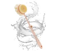 Scrub per la schiena per la doccia - Scrub posteriore con manico lungo - setole doppie ad alta densità rimozione dello sporco per donne anziane esfoliazione cura dei piedi e schiena