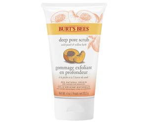 Scrub profondo per i pori alla pesca e al salice di Burts Bees