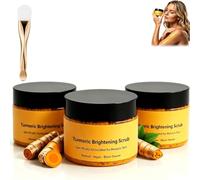 Scrub schiarente alla curcuma, scrub esfoliante per il corpo contro le (3pcs)