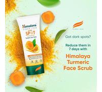 Scrub viso curcuma pulizia macchie scure dell'Himalaya - riduce le macchie...