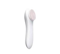 Scrub viso in silicone, per uomini e donne, impermeabile, elettrico, per la pulizia profonda, strumento di bellezza del viso (rosa)
