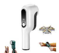 Scrubbeeze Lint Buster, Scrubbeeze Lint Remover, Sweater Fuzz Pill Shaver Trimmer, Intelligent Digital Display Electric Lint Remover, Rechargeable Digital Power Display Lint Remover (White)