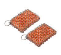 Scrubber a Catena 2in1 per Pulitore Efficace in Ghisa con Avvolgimento in Acciai