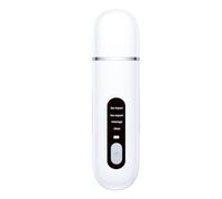 Scrubber a ultrasuoni per la pulizia della pelle, spatola per il cuoio capelluto e il viso, ricaricabile tramite USB, strumento di bellezza per la pulizia profonda del viso, 17 x 4 x 3 cm