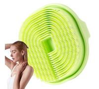 SCRUBBER BODE SILICO MORM | Spazzo Loofsh Da Bagno Per Vasca Da Bagno Esfoliante Morbido | Pennello Per Bagno Con Doccia Portatile | Multifunzionale | Anti-slip | 10.5x3.6cm | Rosso | Blu | Verde | Si