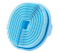 SCRUBBER BODE SILICO MORM | Spazzo Loofsh Da Bagno Per Vasca Da Bagno Esfoliante Morbido | Pennello Per Bagno Con Doccia Portatile | Multifunzionale | Anti-slip | 10.5x3.6cm | Rosso | Blu | Verde | Si
