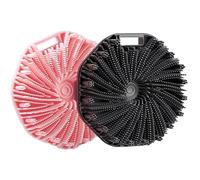 Scrubber corpo in silicone, Scrubber esfoliante per il corpo per pelli sensibili, Scrubber doccia antiscivolo per il corpo, Spazzola per il corpo in silicone per la doccia, carbone, esfoliazione