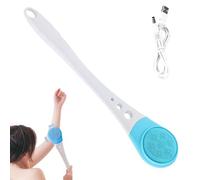 Scrubber da bagno elettrico, corpo portatile, spazzola spa son funzione ricaricabile, strumento mer la pelle sensibile, per l'asciugatura con design moderno, fer vasca ya b