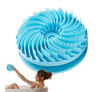 Scrubber da bagno in silicone per il corpo, spazzola da doccia, Scrubber corpo in silicone, spugna da bagno 2 in 1 per una pulizia profonda e una pelle, innovativo spazzola da bagno girevole,