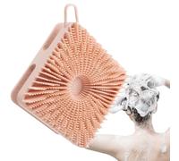 Scrubber di corpo in silicone, massaggiatore del cuoio capelluto - Scrubber a doppia facciatela laterale | Pespa da shampoo da massager da 2 in 1, loofah esfoliante, setole morbide per bambini da donn