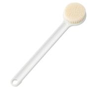 Scrubber doccia con manico lungo, antiscivolo, strumento esfoliante per il corpo, morbido e confortevole, prodotto multifunzionale per bambini, famiglia, amici, casa
