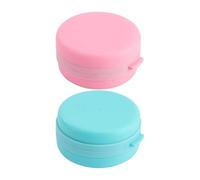 Scrubber Doccia Silicone - 2 Pezzi Spazzola Da Bagno In Silicone per Saponetta - Scrubber Esfoliante Corpo, Dispenser Di Sapone Di Grande Capacità, Adatto per Il Bagno Quotidiano, Pulizia Profonda