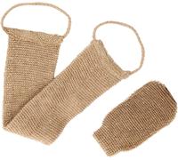 Scrubber Esfoliante Fascia Posteriore Esfolian Scrubber Schiena in Canapa Con Gu