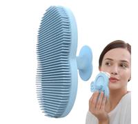 Scrubber Facciale in Silicone Massaggio Delicato Multiuso Portatile Viso | Spazzola per il Corpo Delicata per la Doccia Strofinamento Morbido Detergente Manuale Quotidiano Cura Pelle Uomo Ca