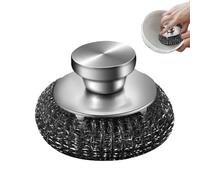 Scrubber in acciaio , Scrubber in metallo per la pulizia dei | Scrubber multiuso per lavare i Scrubber in acciaio | Pratici cuscinetti in lana Met spugna