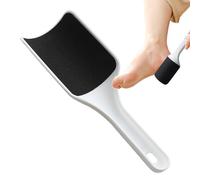 Scrubber in pomice naturale, design a roccia vulcanica, manico confortevole, multi-grana, portatile, per rimuovere calli del piede per pelle liscia, strumento pedicure con spazzola per la pulizia