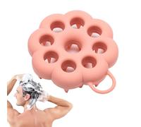 Scrubber per capelli in silicone, massaggiatore per cuoio capelluto in silicone,Massaggiatore per cuoio capelluto in morbido silicone a forma di | Spazzola per shampoo scrubber per cuoio capelluto mul
