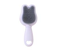 Scrubber per capelli in silicone spazzola da bagno per bambini modello cartone animato spazzola da bagno massaggiatore cuoio capelluto delicato sulla pelle scrubber testa