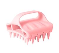 Scrubber per capelli in silicone - Strumento di massaggio per capelli con impugnatura antiscivolo, testina flessibile | Blocco manuale per la pulizia della doccia, spazzola per la pulizia a umido e a