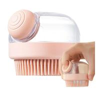 Scrubber per cuoio capelluto, combinazione di setole morbide e dure in silicone morbido per rimuovere la forfora, capelli impermeabili sia per bagnati che asciutti
