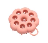 Scrubber per cuoio capelluto in silicone, 7,6 x 9 cm, a forma di , in morbido silicone, massaggiatore per cuoio capelluto | Spazzola per shampoo e scrubber per cuoio capelluto da appendere per