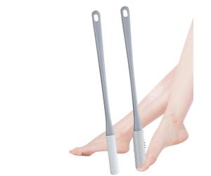 Scrubber Per Dita Dei Piedi - Applicatore Per Lozione Per Dita Dei Piedi 2 Pezzi | Spazzola Per Piedi Con Setole In Silicone | Spazzola Per Asciugamani Con Manico Lungo E Coperture Per L'asciugatura R