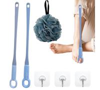Scrubber per dita dei piedi in silicone, spazzola ergonomica per la pulizia, morbida tra le dita, strumento delicato per l'igiene dei piedi, ideale per la routine quotidiana di cura della doccia