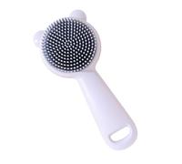 Scrubber per il bagno del bambino del silicone Disegni di forma dell'orso spazzola del bagno del silicone del bambino semplice strumento della spazzola della spazzola della presa per i neonati 0 a 3