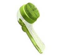 Scrubber per il bagno per cani, manico lungo, morbido scrubber per il bagno del cane, forniture per il bagno degli animali domestici per balsamo, capelli lunghi e corti, doccia, casa e viaggio