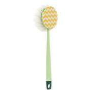 Scrubber per il corpo, con setole morbide in luffa, per la pulizia profonda della vasca da bagno, doccia, per lavare braccia, gambe, schiena, casa, appartamento, hotel, bagno