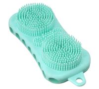 Scrubber per il corpo in gomma, scrubber per il corpo due lati, spazzola per scrub corpo 2 in 1, spazzola piatta per doccia, spazzola per la pulizia del corpo, spazzola per il corpo in gomma per