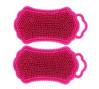 Scrubber per Il Corpo in Silicone Spazzola Esfoliante per Bagno E Set di Spazzole per Massaggio del Cuoio Capelluto