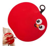 Scrubber per il corpo - Scrubber posteriore in silicone con, da bagno, spazzola per montaggio a parete, per viaggi, dormitorio, hotel, bagno, appartamento, bambini, anziani, uomini e