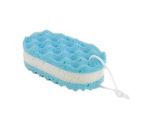 Scrubber per il corpo: spugna da doccia morbida ed ergonomica, schiuma con strati di cuscino che offre un'esperienza di bagno rilassante | Uso duraturo per Natale, Pasqua, compleanni, anniversari.