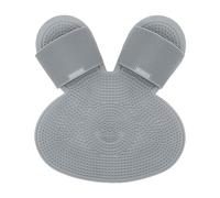 Scrubber per la doccia, tappetino in silicone, tappetino per il bagno con setole delicate, spazzola antiscivolo con ventosa, spazzola per la doccia per un'esperienza spa simile direttamente nella tua