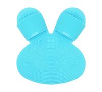 Scrubber per la doccia, tappetino in silicone, tappetino per il bagno con setole delicate, spazzola antiscivolo con ventosa, spazzola per la doccia per un'esperienza spa simile direttamente nella tua