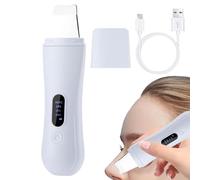 Scrubber per la pelle a ultrasuoni, strumento viso multi modalità, cura di bellezza con pulizia profonda, regalo per la cura della pelle, raschietto impermeabile, potenza ricaricabile per la routine