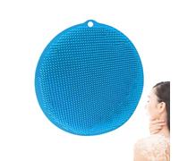 Scrubber per la schiena della parete della doccia, scrubber per piedi di rotonda nella doccia, spazzola per il piede della doccia, scrubber posteriore da parete, tappetino da bagno per uomo e