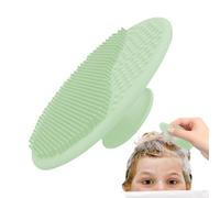 Scrubber per la testa del bambino, spazzola per il bagno del bambino, esfoliante viso in silicone, morbida al tatto, pulizia delicata, per alleviare la pelle secca, lavare i capelli e la pulizia del