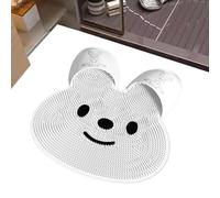 Scrubber per massaggio ai piedi, in silicone, antiscivolo, tappetino da doccia per esfoliazione, comodo cuscino per massaggio alla schiena e ai piedi, ideale per rilassare e curare la pelle di corpo e