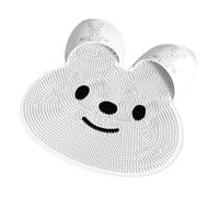 Scrubber Per Piedi - 45x45x2,5 Cm Pediluvio, Tappetino Per Doccia, Scrubber Per Uso Nella Doccia, Spazzola Per Cuscino Per Massaggio Da Bagno In Silicone Antiscivolo, Coniglio, Tappetino Per Massaggio