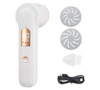 Scrubber per piedi in ABS, levigatrice portatile per piedi, 1200 mAh, ricaricabile, strumento per pedicure da viaggio a casa, rimozione calli e calli, raschietto per rimuovere i calli