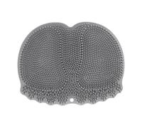 Scrubber per piedi nella doccia, detergente con setole morbide, cuscinetto massaggiante per il corpo, pulisce esfolia e rinfresca i piedi durante il bagno quotidiano, scrubber per la schiena del piede